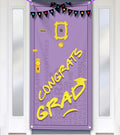Purple Congrats Grad Banner 2026 - Large 74x36 Inch Graduation Door Banner for Class of 2026 Party Decorations by KatchOn
