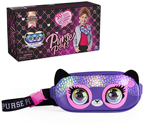 Purse Pets Leoluxe Interactive Leopard Print Purse – Blinks, Sounds, and Fashion Fun