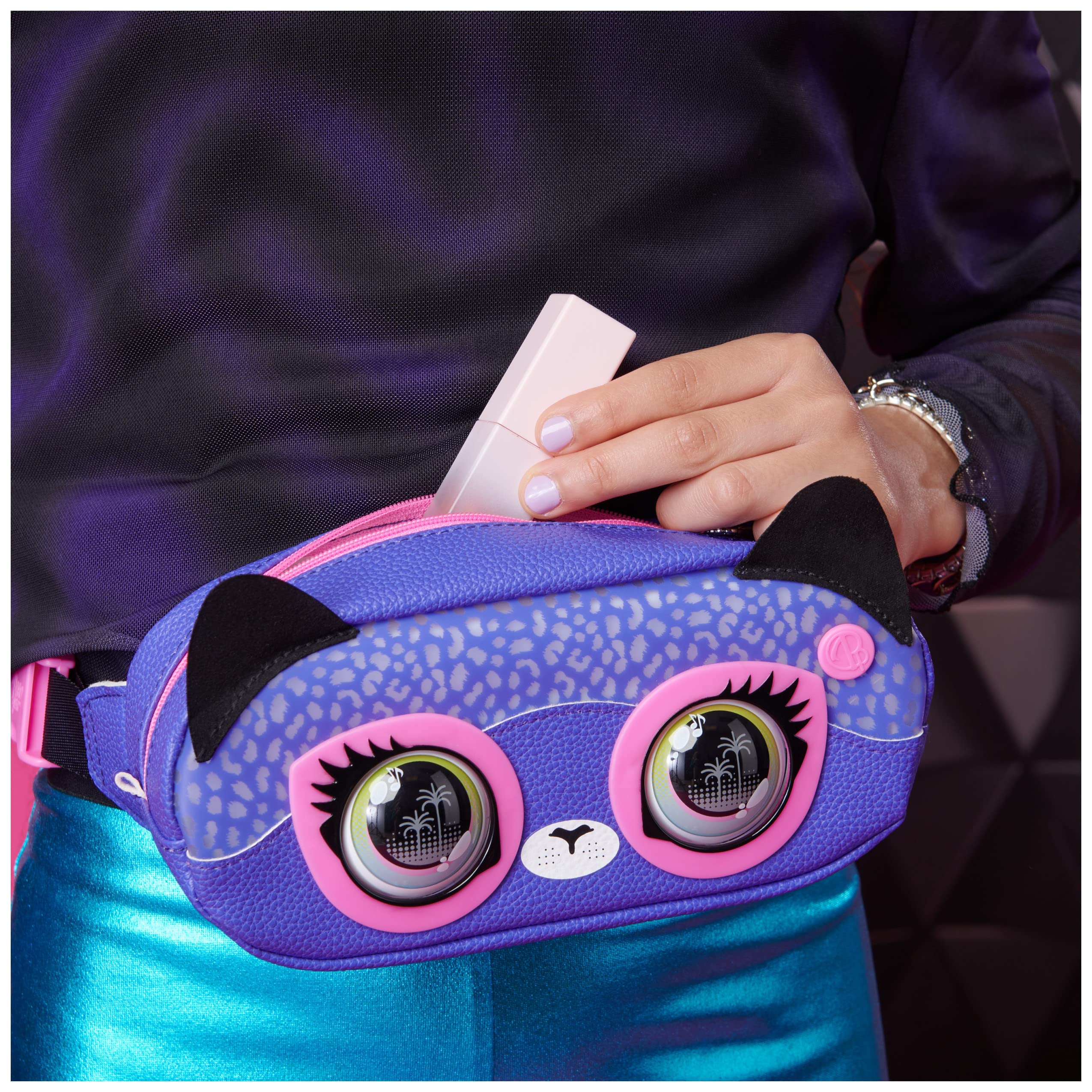Purse Pets Leoluxe Interactive Leopard Print Purse – Blinks, Sounds, and Fashion Fun