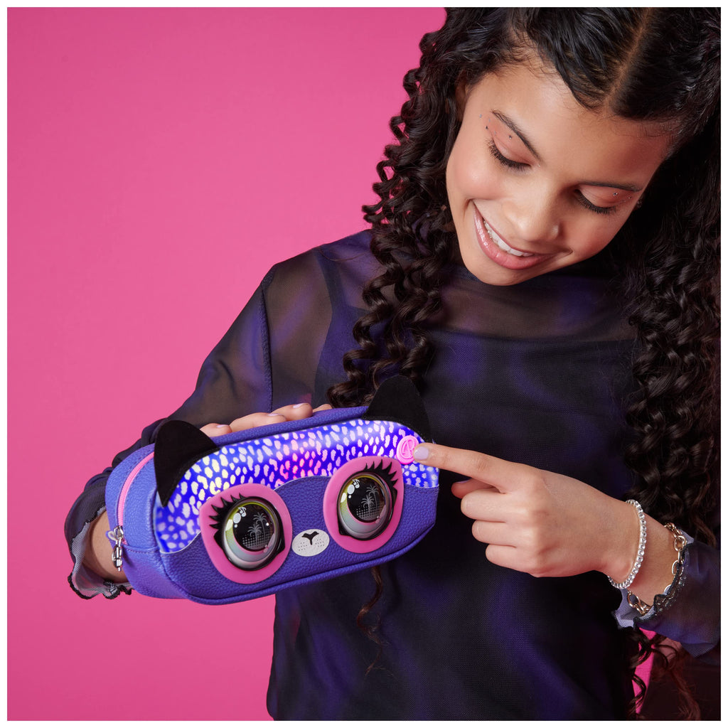 Purse Pets Leoluxe Interactive Leopard Print Purse – Blinks, Sounds, and Fashion Fun