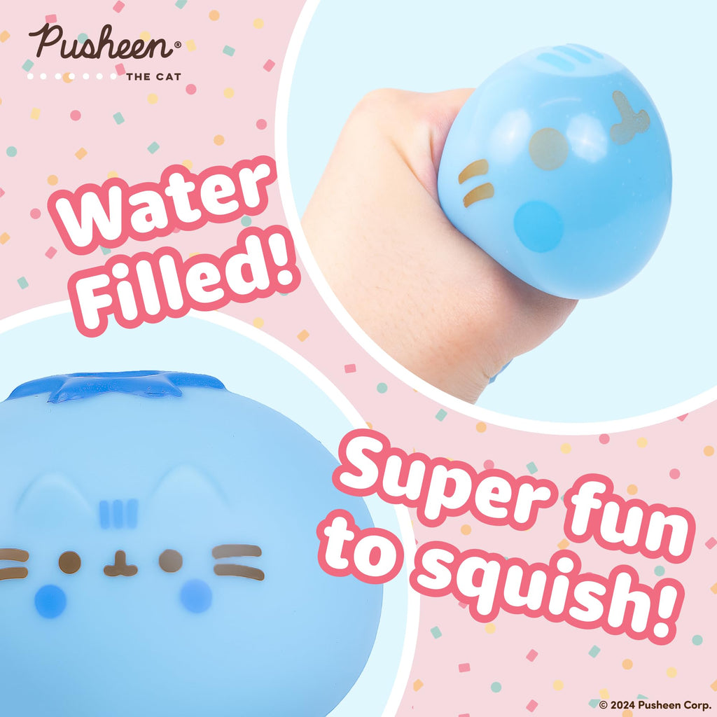 Pusheen Fruits Series Blind Capsule Squishy Toy – Water-Filled Stress Relief (1 Random Design)