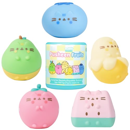 Pusheen Fruits Series Blind Capsule Squishy Toy – Water-Filled Stress Relief (1 Random Design)