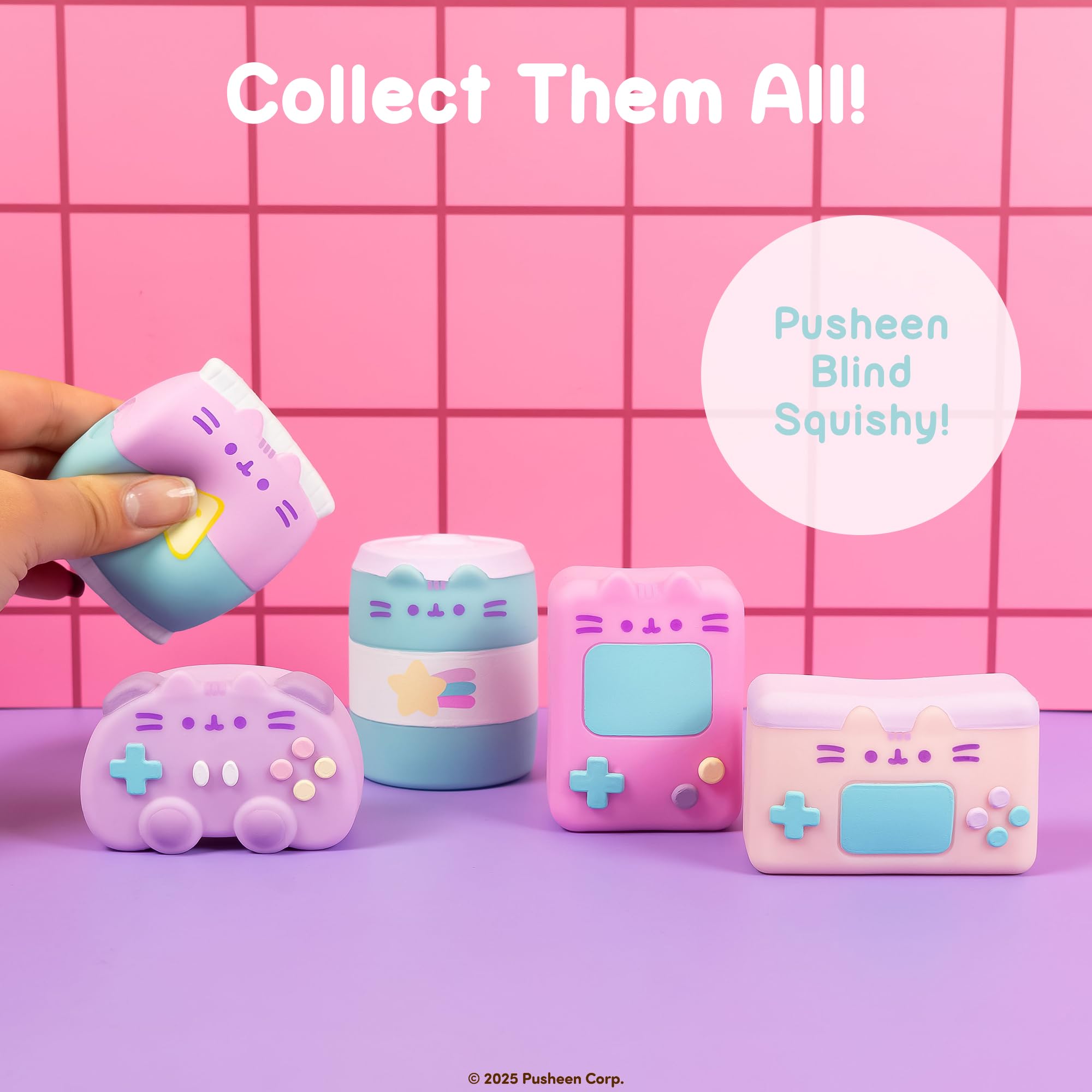 Pusheen Gamer Girl Squishy Blind Box - 5 Designs Collectible Figure