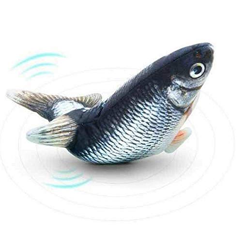 QIAONIUNIU Interactive Electric Plush Fish Toy – USB Rechargeable, Realistic Moving Fish