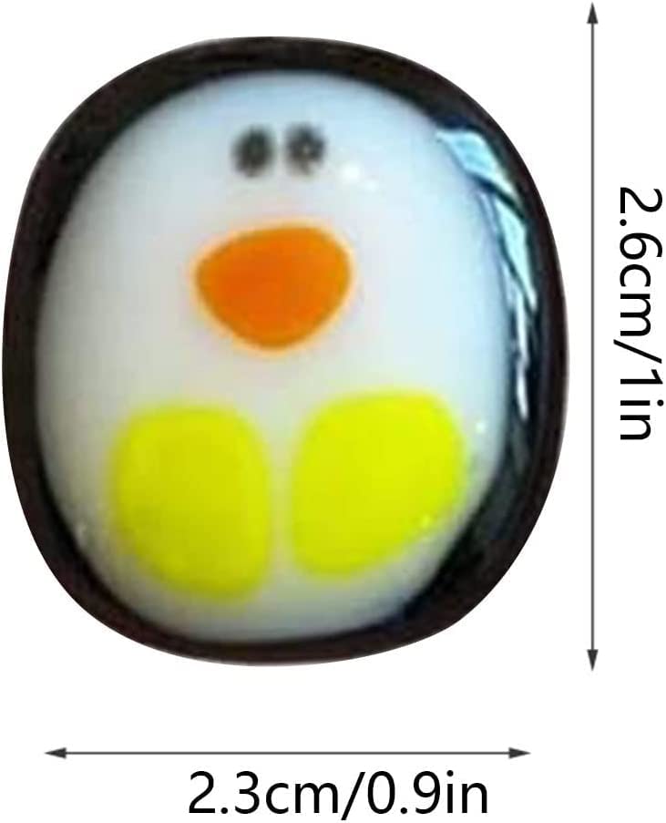 Qitiieli Mini Pocket Penguin Hug Set – 5-Pack Resin Stress Relief Toy with Encouragement Cards