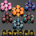 QMay DND Dice Sets (42 Pieces) – 6 Polyhedral Dice Sets with Drawstring Bags for RPG, MTG, D&D