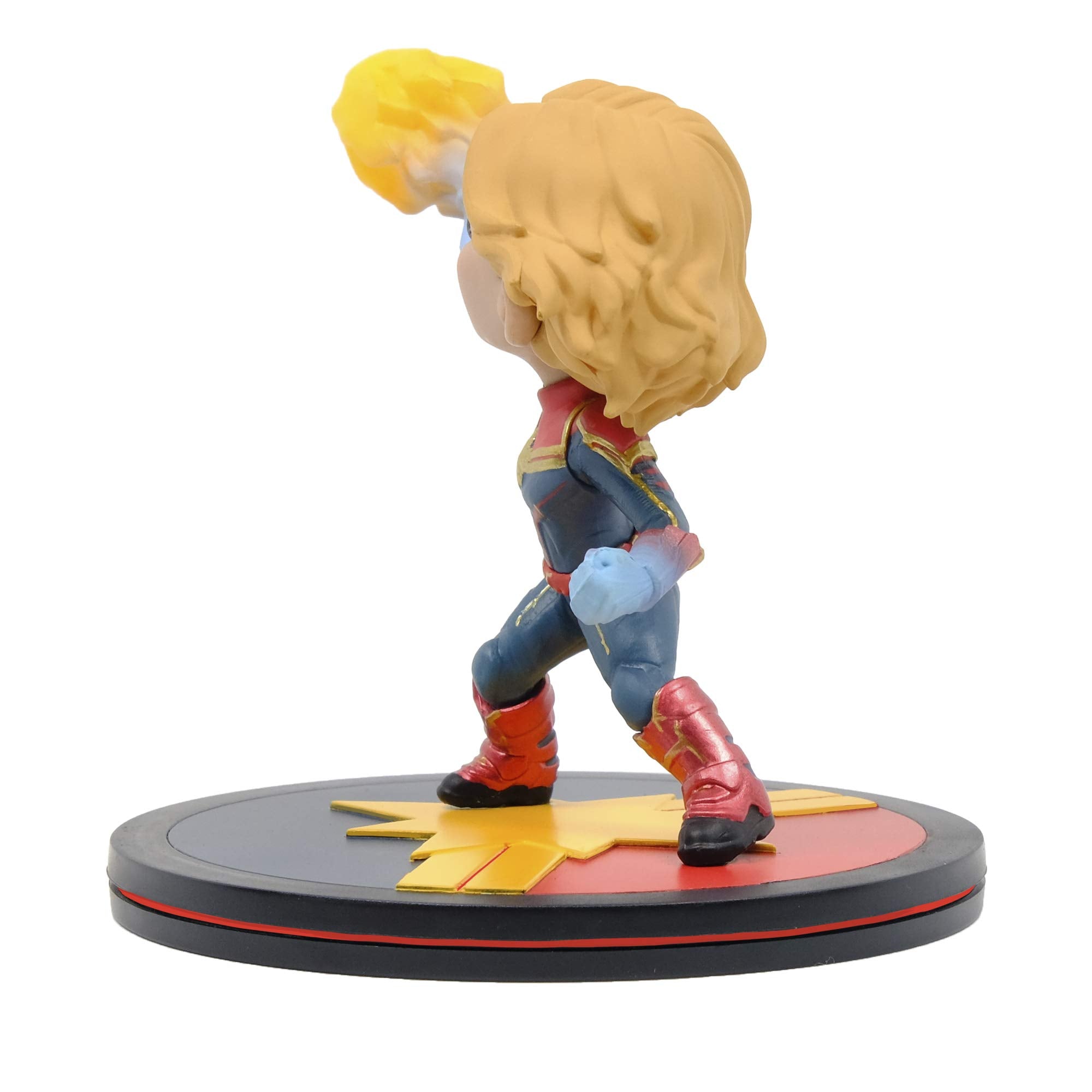 QMx Captain Marvel Q-Fig Diorama - 4-Inch Statue with Photon Blast Effect