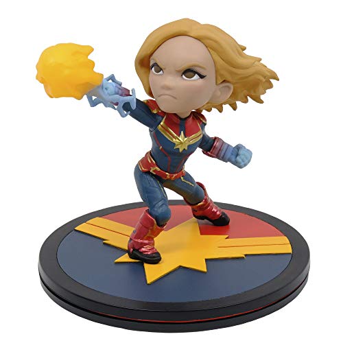 QMx Captain Marvel Q-Fig Diorama - 4-Inch Statue with Photon Blast Effect