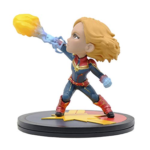 QMx Captain Marvel Q-Fig Diorama - 4-Inch Statue with Photon Blast Effect