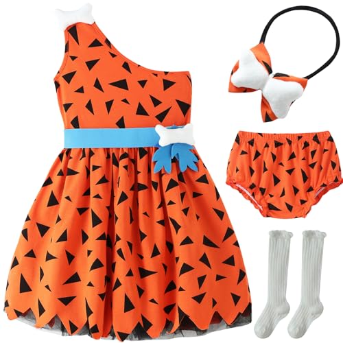 qnprt Baby Girls Halloween Costume for 2025 – Toddler Newborn Family Matching Outfit