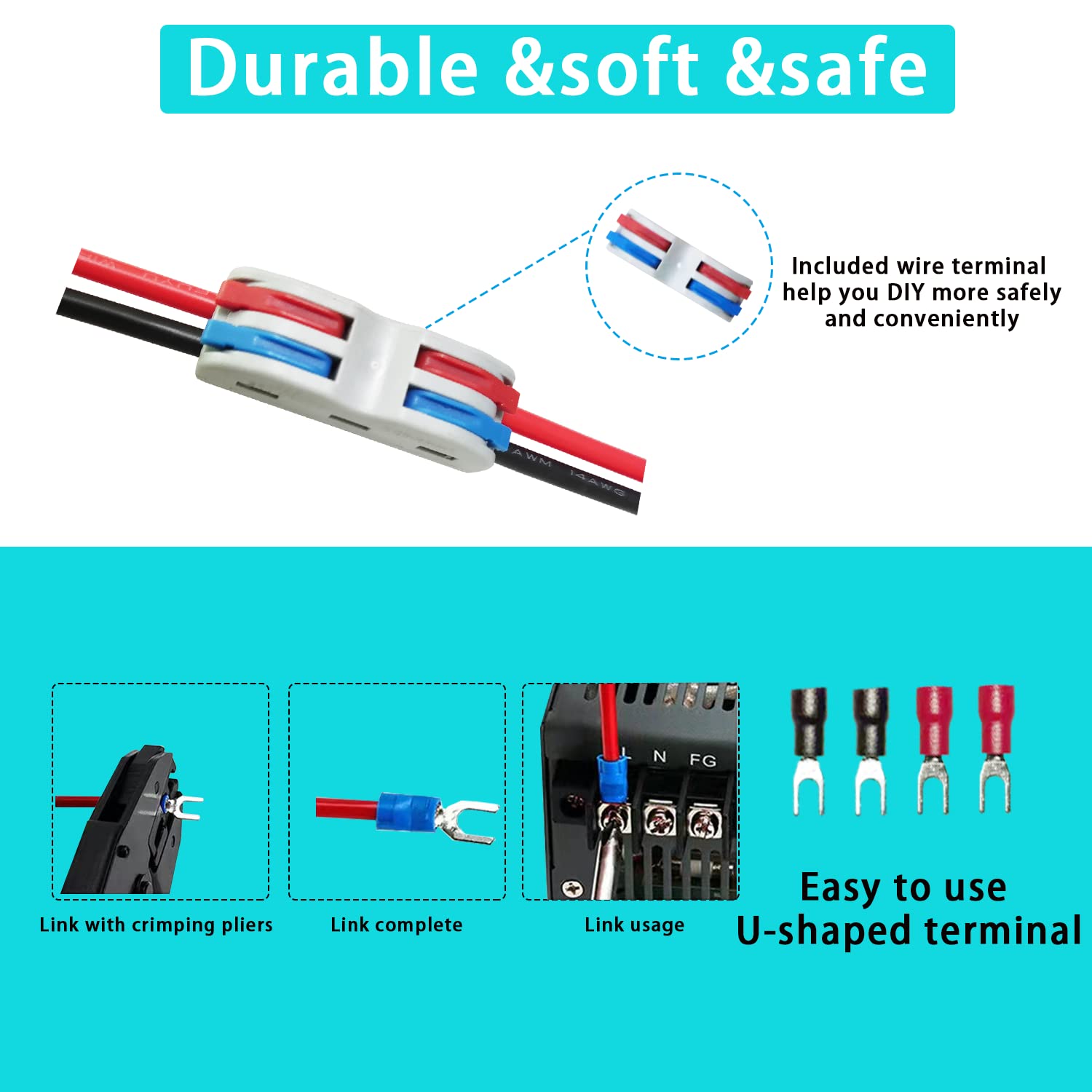 QSDXNYDC Power Wheel Battery Adapter for Makita 18V LXT Batteries with Fuse & Switch, 14 AWG Wire for DIY Toys, Robotics, RC Car & Truck