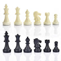 QuadPro Magnetic Plastic Chess Pieces Replacement Set – 1.96" King, 32 Pieces with Storage Bag