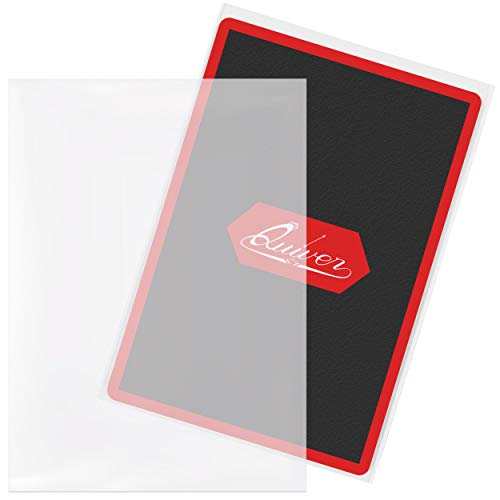 Quiver Time Apollo Clear Card Sleeves (200 Pack) - 62x89mm - Perfect for Yu-Gi-Oh, Vanguard & K-pop Photocards
