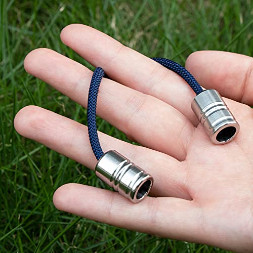 QULNEXA Stainless Steel Begleri Fidget Beads with Adjustable String and Carry Case