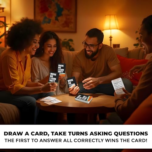 QUOKKA History Trivia Card Game: 500 Questions for Adults, Teens & Family Game Night