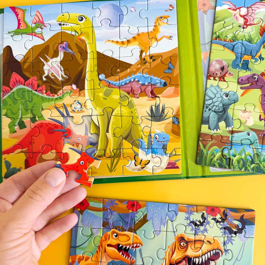 QUOKKA Magnetic Puzzle Book – 36-Piece Sudoku & Animal Magnets – Travel Toy for Kids Ages 3-5 – Screen-Free Road Trip Games