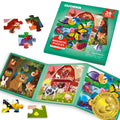 QUOKKA Magnetic Puzzle Book for Toddlers – 36 Piece Animal Puzzles for Travel – Ages 2-6