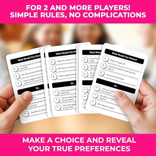 QUOKKA What Would You Choose Card Game – 500+ Family Trivia Questions for Ages 5+