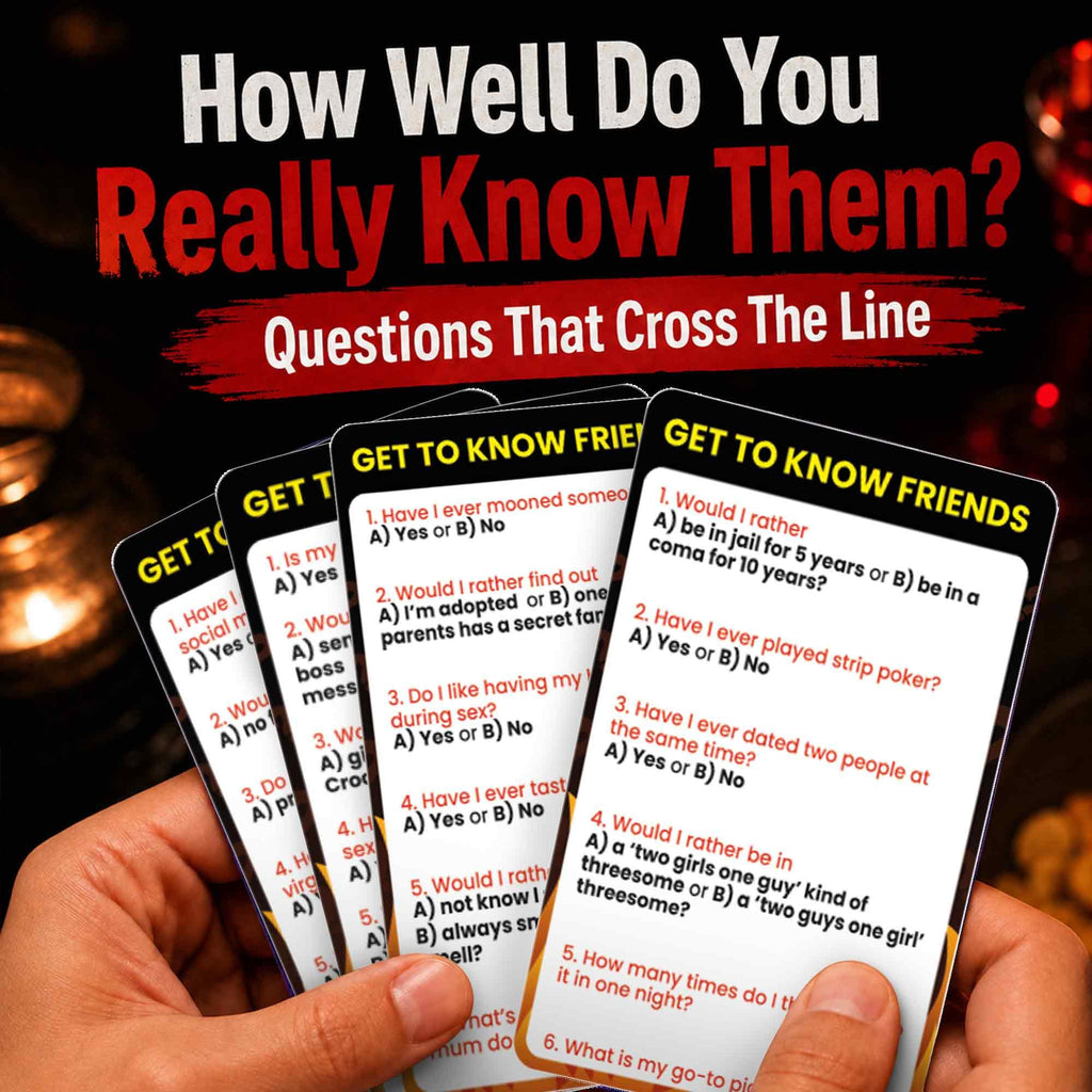 QUOKKA Who Knows Me Better NSFW Card Game – 500+ Questions for Adults 18+