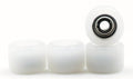 RACOFSB 65D Urethane Fingerboard Wheels Pro Mini Shape (White) – 5.5x4.2mm with ABEC7 Bearings