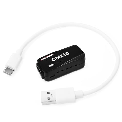 Radiolink CM210 15W 1.5A 2S LiPo Balance Charger with USB Type-C for RC Airplane, Car, Boat, SCX24, SCX10, Gel Blaster