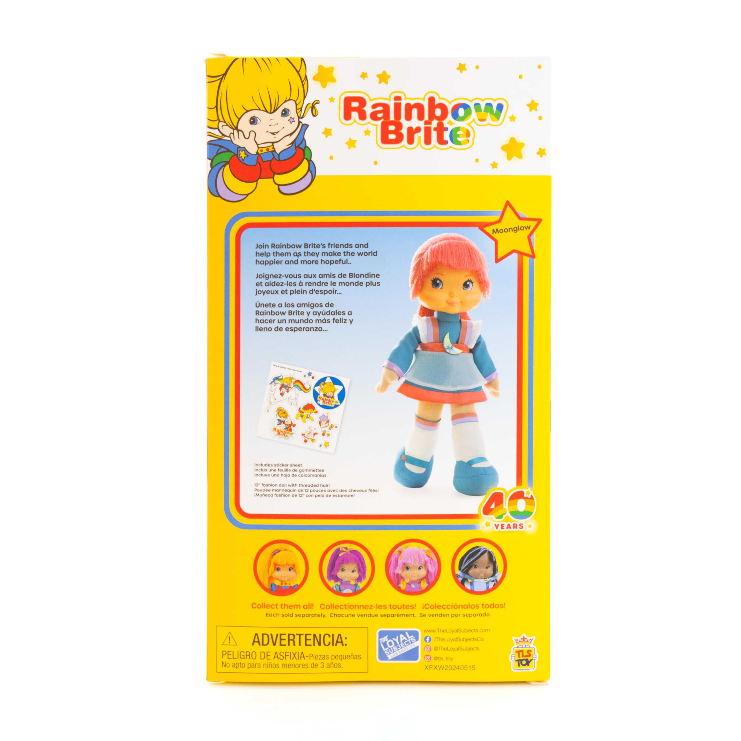 Rainbow Brite Moonglow Doll - Limited Edition SDCC 2024 12-Inch Collectible