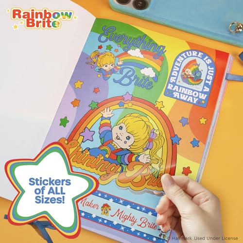 Rainbow Brite Sticker Book – Over 1,500 Stickers for Notebooks, Water Bottles & More