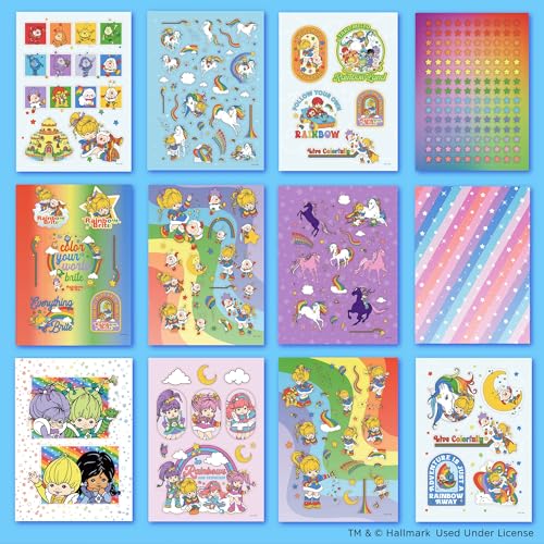 Rainbow Brite Sticker Book – Over 1,500 Stickers for Notebooks, Water Bottles & More