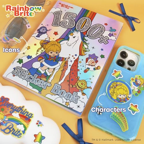 Rainbow Brite Sticker Book – Over 1,500 Stickers for Notebooks, Water Bottles & More