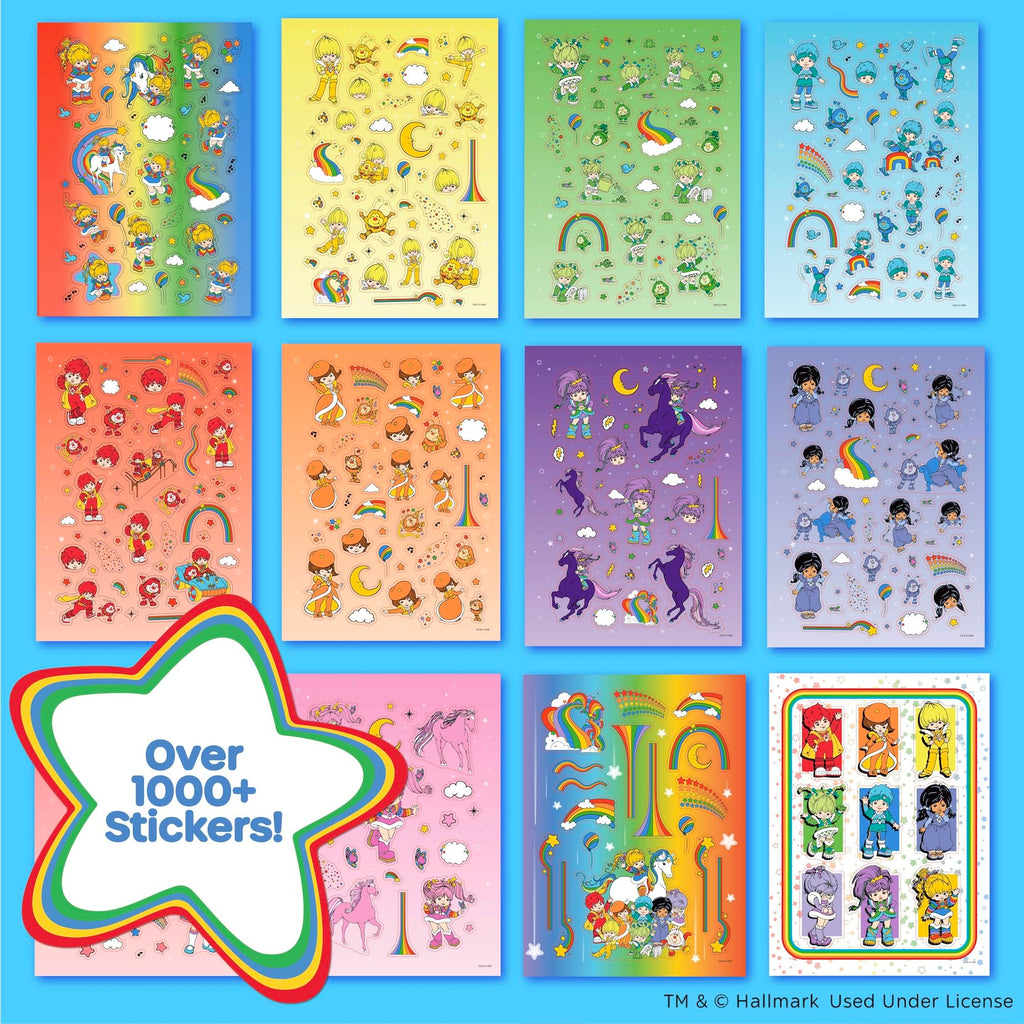 Rainbow Brite Sticker Book – Over 1,500 Stickers for Notebooks, Water Bottles & More
