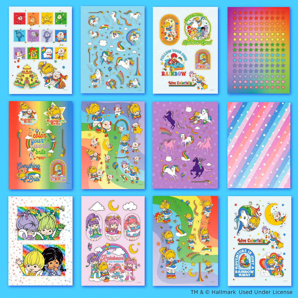 Rainbow Brite Sticker Book – Over 1,500 Stickers for Notebooks, Water Bottles & More