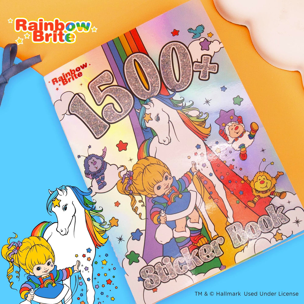 Rainbow Brite Sticker Book – Over 1,500 Stickers for Notebooks, Water Bottles & More