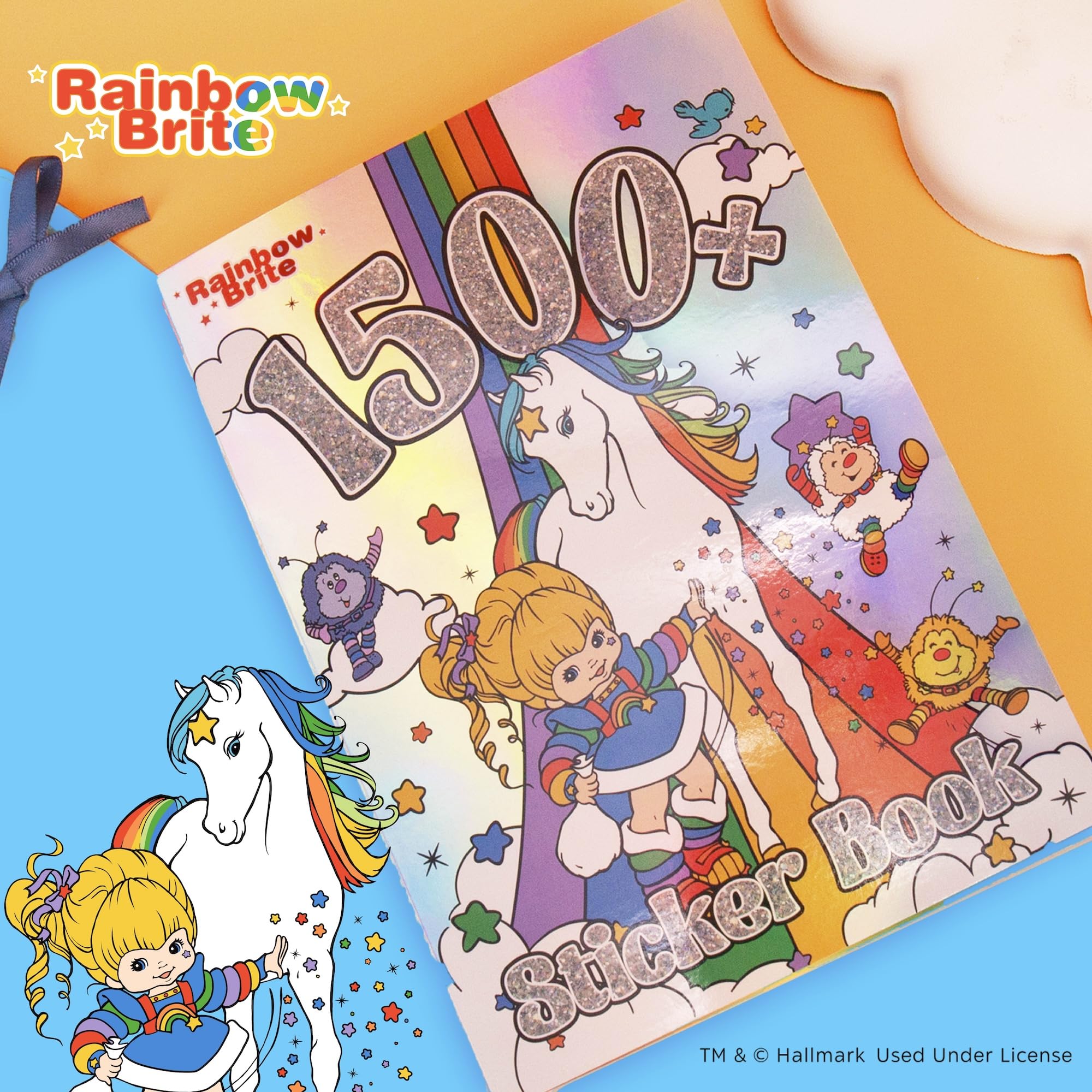 Rainbow Brite Sticker Book – Over 1,500 Stickers for Notebooks, Water Bottles & More