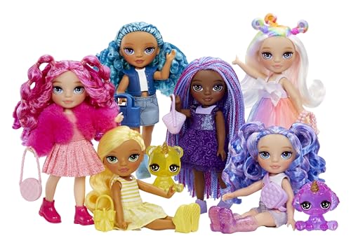 Rainbow High Littles Opal Raine – 5.5" Posable Small Doll with Purse and Magical Unicorn Pet