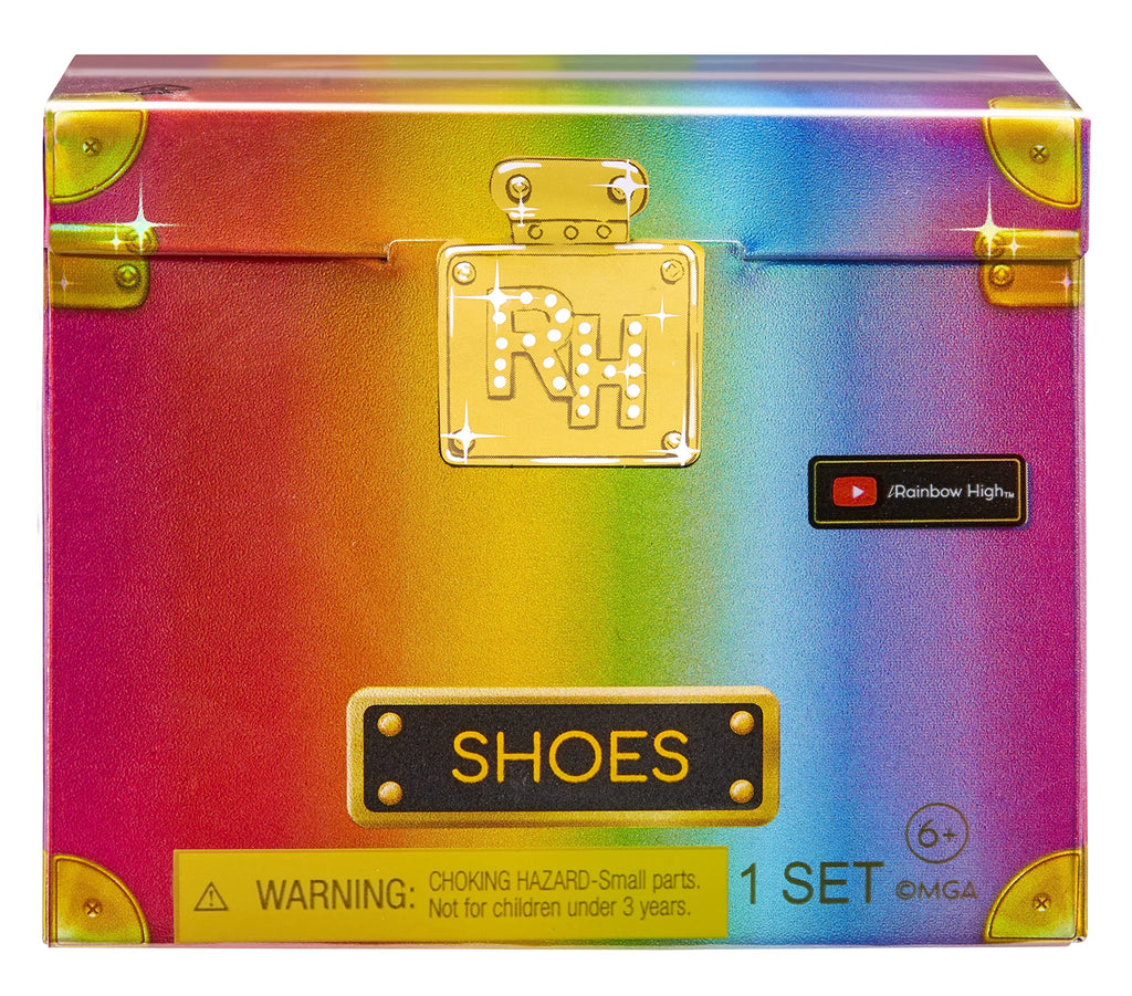 Rainbow High Mini Accessories Studio: 27 Mystery Doll Shoes with Rare & Ultra-Rare Styles, Gift for Kids 6-12