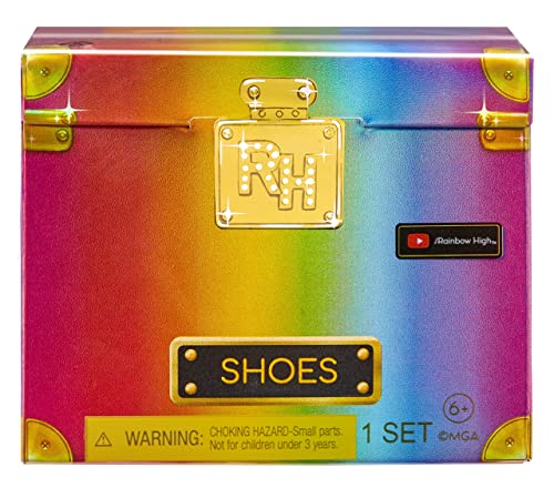 Rainbow High Mini Accessories Studio: 27 Mystery Doll Shoes with Rare & Ultra-Rare Styles, Gift for Kids 6-12