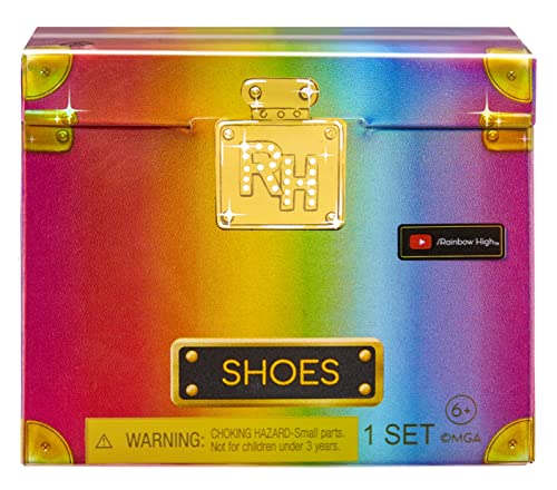 Rainbow High Mini Accessories Studio: 27 Mystery Doll Shoes with Rare & Ultra-Rare Styles, Gift for Kids 6-12