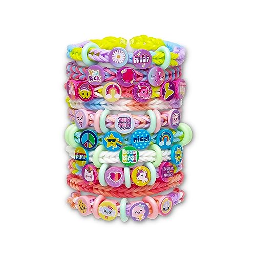 Rainbow Loom Beadmoji Mini Combo: Create Custom Bracelets with 1800 Bands & Themed Beads, Ages 7+