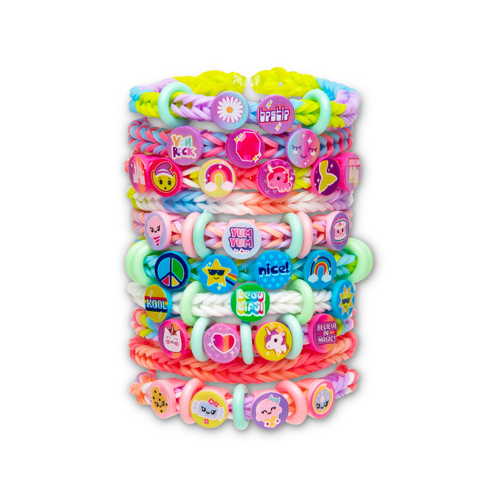 Rainbow Loom Beadmoji Mini Combo: Create Custom Bracelets with 1800 Bands & Themed Beads, Ages 7+
