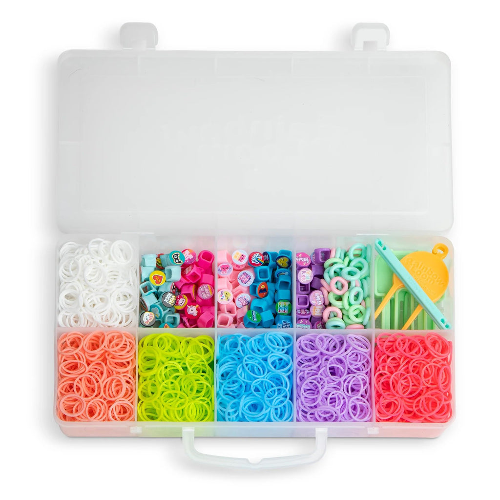 Rainbow Loom Beadmoji Mini Combo: Create Custom Bracelets with 1800 Bands & Themed Beads, Ages 7+