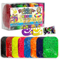 Rainbow Loom Treasure Box Neon Edition – 8,000 Neon Bands, 2 Happy Looms, Craft Kit for Ages 7+