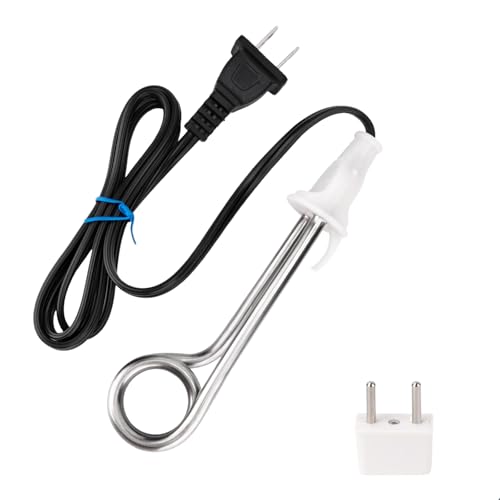 Raneped 300W Dual Voltage Immersion Water Heater – Portable for Travel, Camping, Coffee & Tea