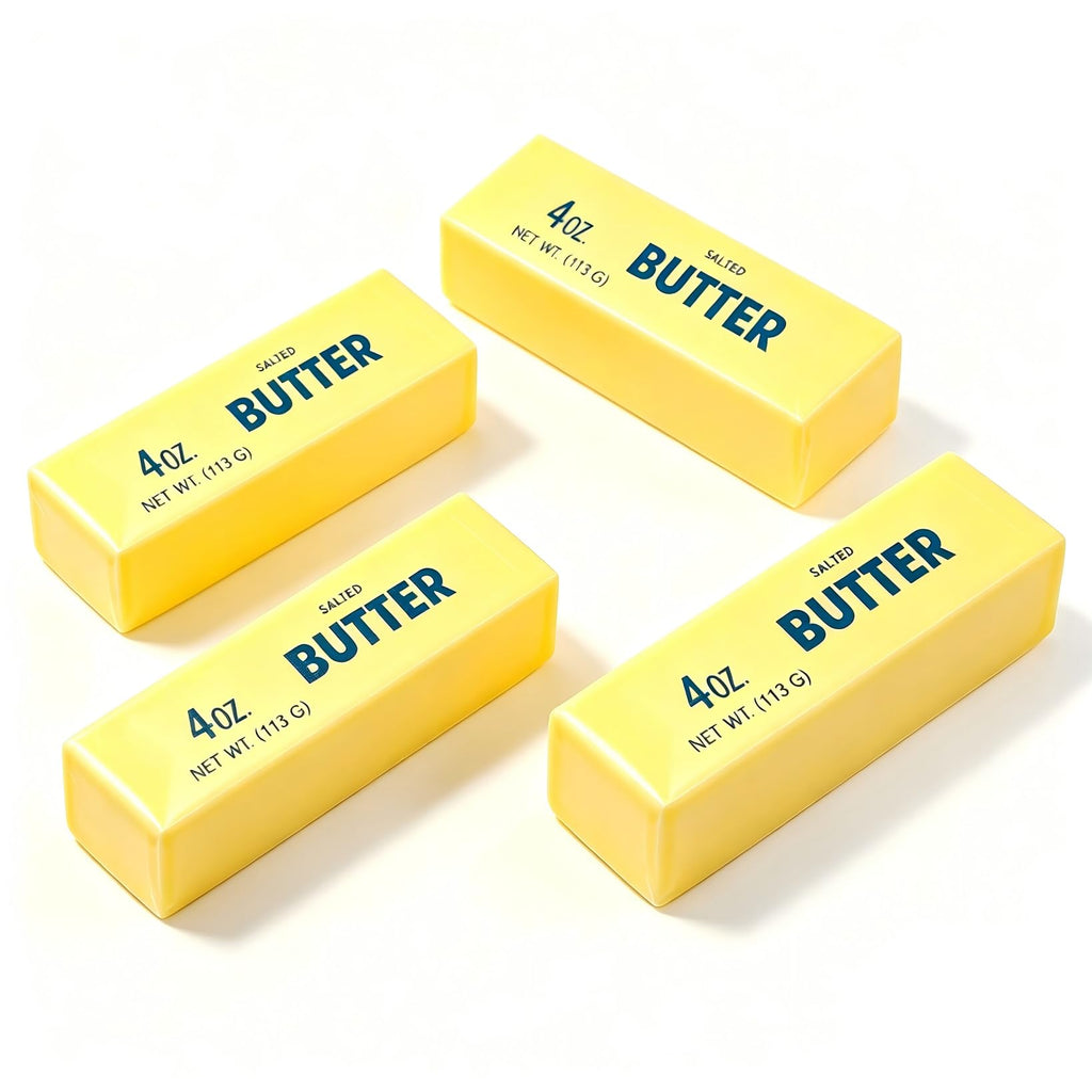 Rapean 4 Pack Butter Squishy Toys – Super Soft Slow Rising Sensory Fidget for Stress Relief, Party Favors & Classroom Prizes