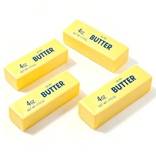 Rapean 4 Pack Butter Squishy Toys – Super Soft Slow Rising Sensory Fidget for Stress Relief, Party Favors & Classroom Prizes