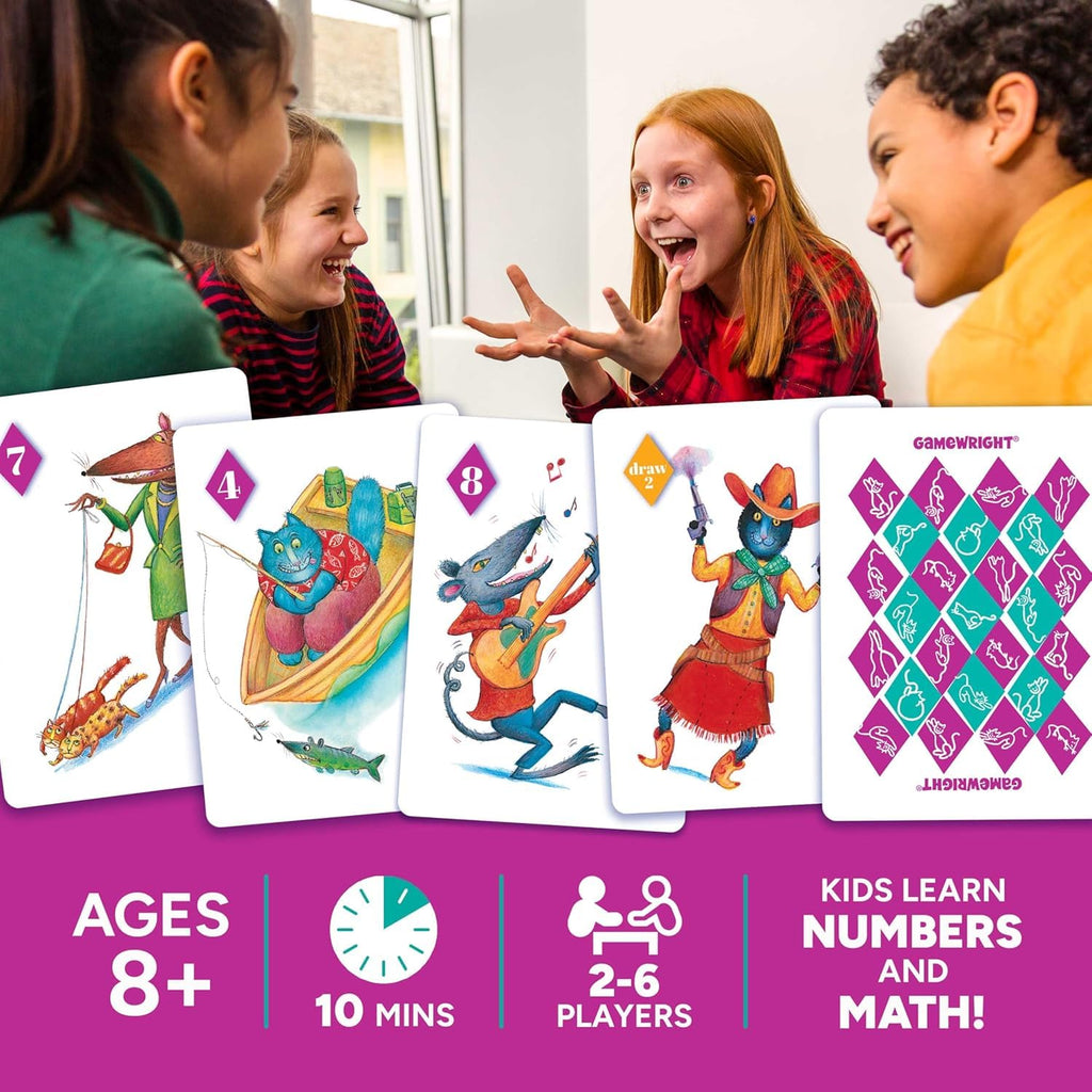 Rat‑A‑Tat Cat Card Game – Quick Strategy & Memory Game for Ages 6+