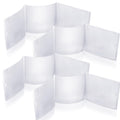 RattanView 8 Pack Clear PVC Mahjong Scorecard Protector Sleeves (6.3 x 5.2 inches) – Large Print Size, Foldable, Waterproof