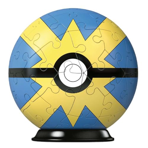 Ravensburger 3D Puzzle Pokémon Quick Ball – 54-Piece Pokéball Puzzle for Ages 6+