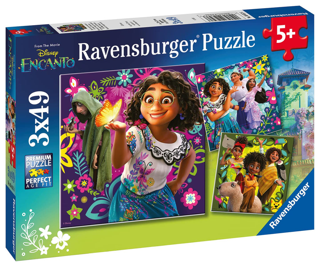 Ravensburger Disney Encanto 3x49 Piece Jigsaw Puzzle Set for Kids Ages 5+