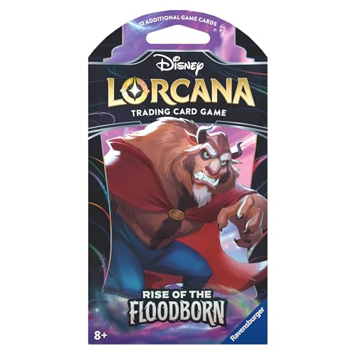 Ravensburger Disney Lorcana Rise of the Floodborn Booster Pack – 12 Cards with Random Foil