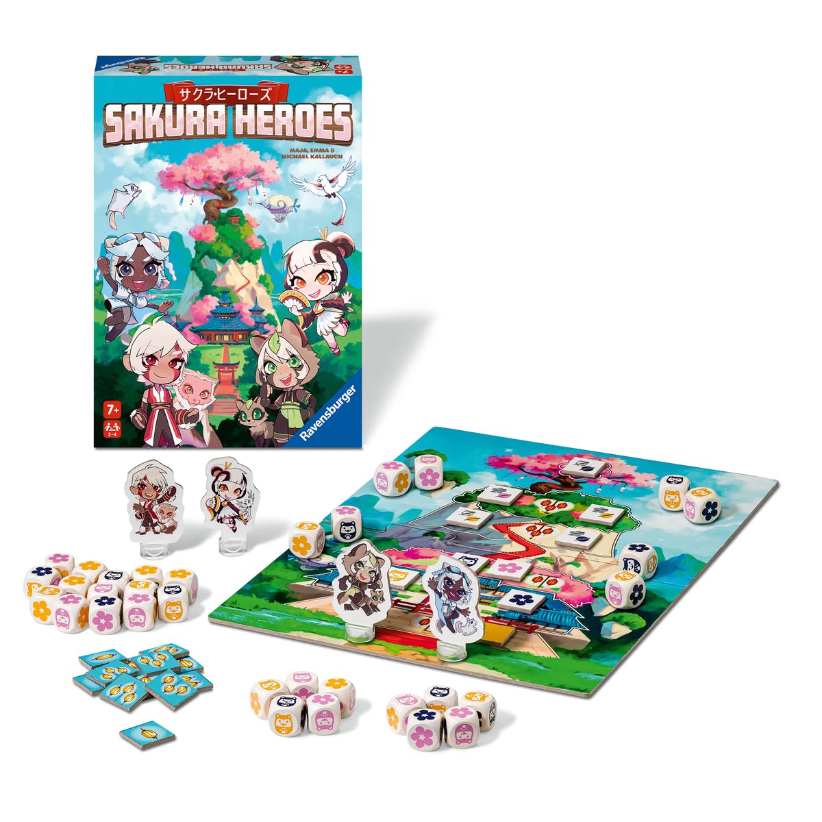 Ravensburger Sakura Heroes – Fast-Paced Dice Game for Anime Fans